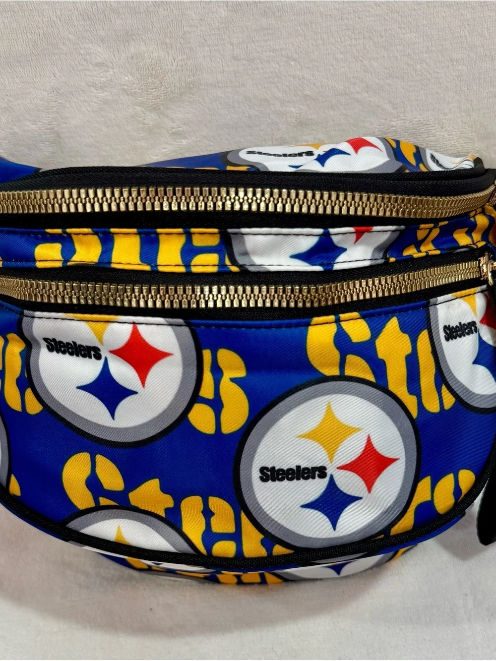 New Steelers Crossbody Bum Bag w/ long strap size inclusive